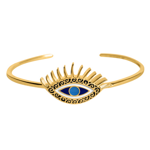 Evil Eye Bracelet (Clarity) - Gold